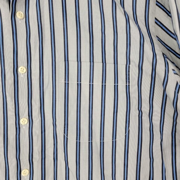 Peter Millar Shirt Mens‎ Large Striped Button Up Long Sleeve Preppy Casual - Picture 4 of 8